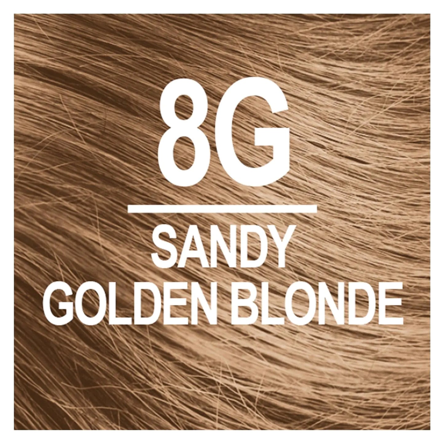 Naturtint Permanent Hair Color 8G Sandy Golden Blonde (Pack of 6), Ammonia Free, Vegan, Cruelty Free, up to 100% Gray Coverage, Long Lasting Results